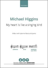 My Heart Is Like a Singing Bird SAB choral sheet music cover